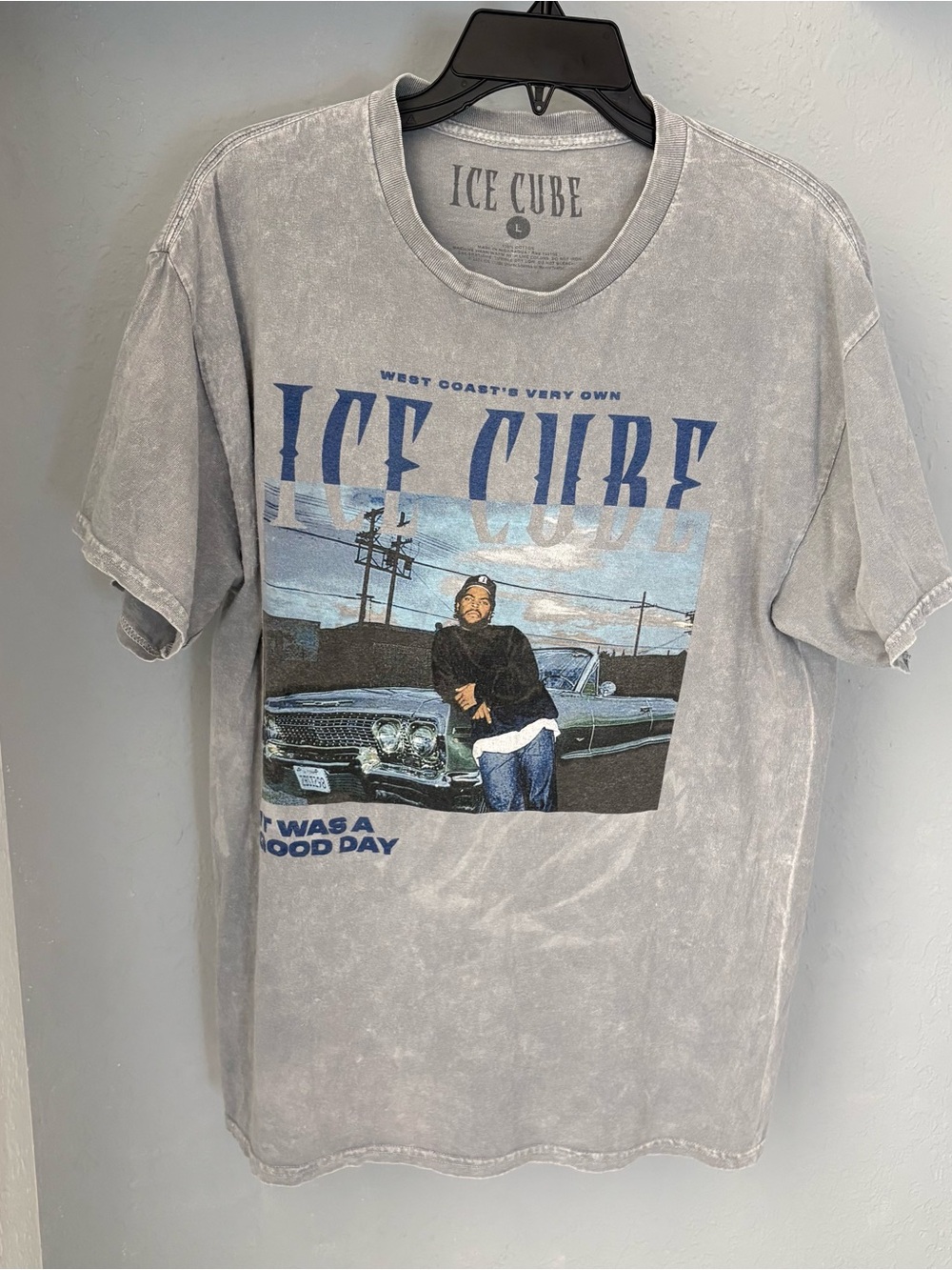 Ice Cube Short Sleeve Graphic Tee - Gray